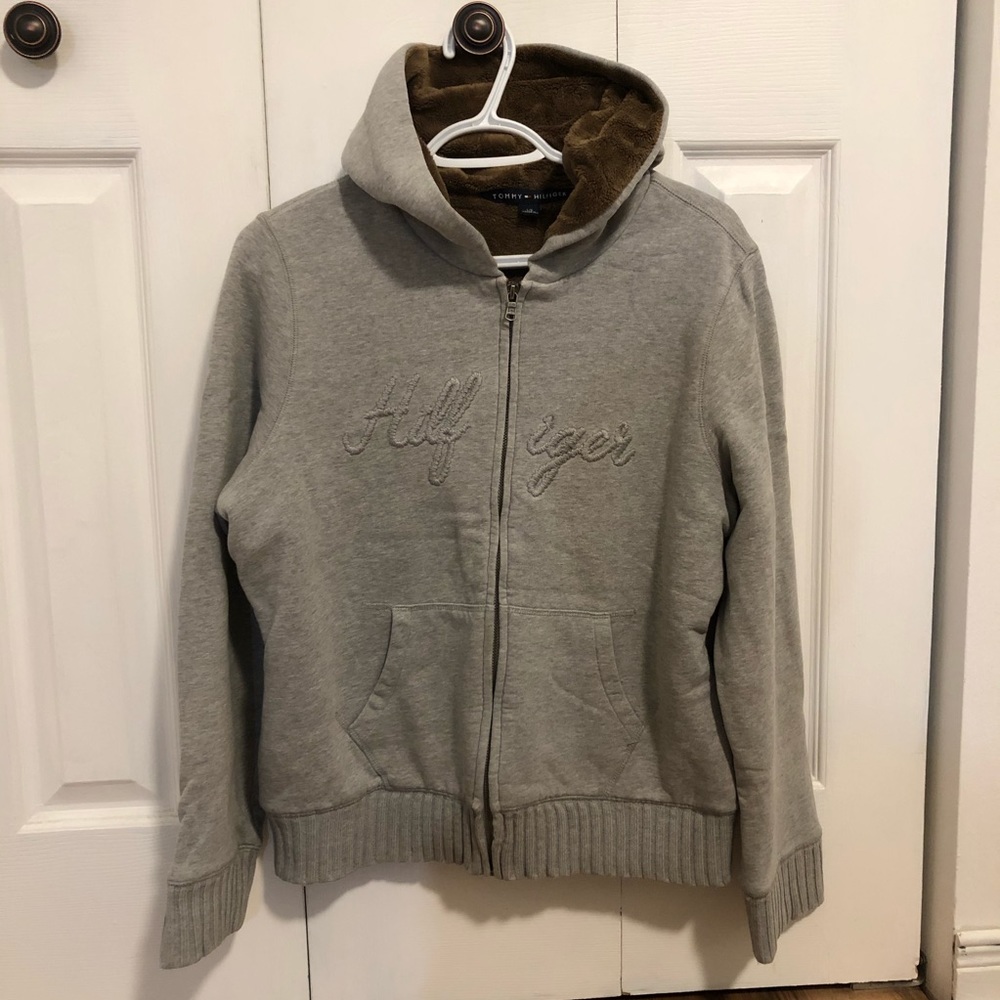 Tommy Hilfiger Gray Hooded Sweatshirt